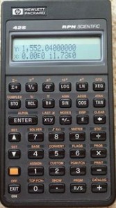 HP42S Calculator