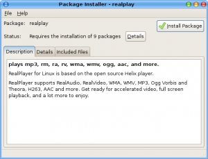 Gdebi - Realplayer