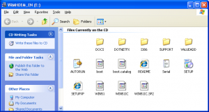 Windows XP CD Contents