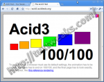 Acid3 Test - Google Chrome Linux