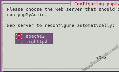 Reconfigure phpMyAdmin for Apache