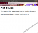phpMyAdmin Not Found