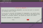Don't reinstall phpMyAdmin database