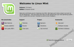 Linux Mint 13 Welcome Screen