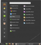 Mint 13 Cinnamon Office Menu