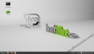 Linux Mint 13 Cinnamon Desktop