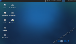 Xubuntu 13.04 Live DVD Desktop